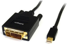 Mini DisplayPort til DVI-adapter Startech MDP2DVIMM6 (1,8 m) Sort 1.8 m