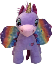 Wonder Wings - Unicorn - Purple with Rainbow Wigs
