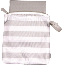 ubbi taske med pusleunderlag On-The-Go, hvid/grå