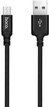Hoco X14-M1B Charge&Synch Micro USB oplaadkabel zwart 1 meter