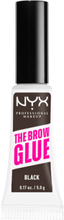 The Brow Glue Instant Brow Styler - Black Makeup Eyebrow Gel Svart NYX Professional Makeup*Betinget Tilbud