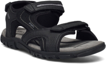Uomo Sandal Strada D Shoes Summer Shoes Sandals Black GEOX