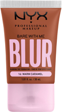 NYX Professional Makeup Bare With Me Blur Tint Foundation Warm Caramel - Medium Deep with a Neutral Undertone 16 - 30 ml