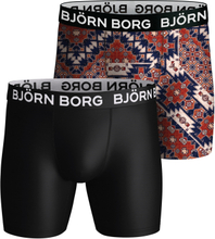 Björn Borg Performance Shorts Black/Print 2-pack