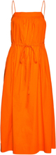 Cotton Poplin Dresses Evening Dresses Oransje Ganni*Betinget Tilbud