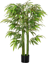 Pianta finta bambÃ¹ in vaso alta 140cm con 336 foglie per interno ed esterno
