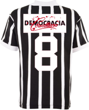 Corinthians Democracia Corinthiana Retro Voetbalshirt + Nummer 8 (Socr