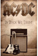 AC/DC: Textile Poster/In Rock We Trust