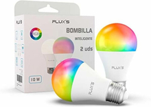 Smart Elpærer Flux's LED Wi-fi E27 10W Multifarvet (2 pcs)