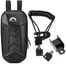 YSANAM Scooter Storage Bag Rainproof Electric Scooter Handlebar Bag with Multifunctional Disc Brake