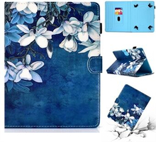 Patterned 10-inch Tablet Universal PU Leather Stand Case for iPad 9.7 (2018) / Lenovo Tab 4 10 Plus