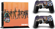 Fortnite PS4 skin til konsol og controllere. Heltene og holdet.