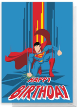 Superman Happy Birthday Greetings Card - Standard Card