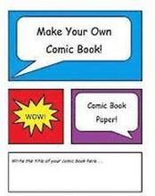 Make Your Own Comic Book: Comic Book Paper