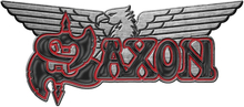 Saxon Pin Badge: Logo/Eagle