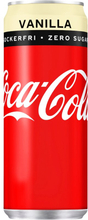 Coca-Cola 3 x Coca Cola Zero Vanilj