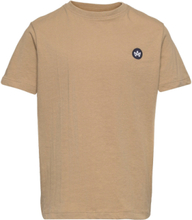 Timmi Kids Organic/Recycled T-Shirt T-shirts Short-sleeved Brun Kronstadt*Betinget Tilbud