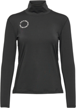 Women Turtle Neck Sara Tops T-shirts & Tops Long-sleeved Black RE DO