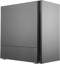 Cooler Master Silencio S400, Midi Tower, PC, Musta, mikro ATX, Mini-ITX, Muovi, Terästä, 16,7 cm
