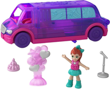 Polly Pocket Pollyville Party Limo Mini Doll With Vehicle