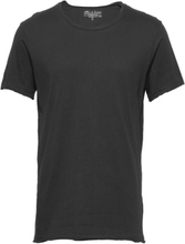 Crew-Neck Relaxed T-Shirt Tops T-Kortærmet Skjorte Black Bread & Boxers