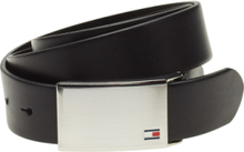 Th Plaque Belt 3.5 Adj Accessories Belts Classic Belts Black Tommy Hilfiger