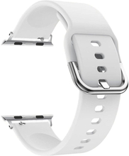 Apple Watch (45mm) simple silicone watch strap - White