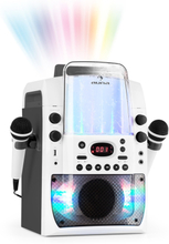 Kara Liquida BT karaoke-anläggning ljusshow vattenfontän Bluetooth vit/grå