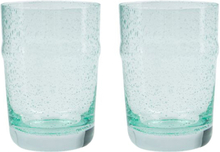 House Doctor - Rain glass 31 cl 2 stk aqua