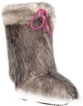 Värmande skoöverdrag av päls Moon Boot Cover Opossum 140C0V01001 Brun