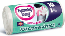 Affaldsposer Handy Bag Elastisk strop Toiletter (15 x 10 L)