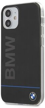 Etui BMW iPhone 12 Mini Sort / iPhone Sort Hardcase Signatur Trykt Logo