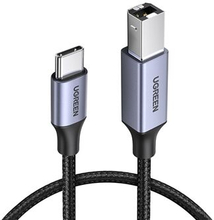 UGRØN 1,5 m USB C til USB B 2.0 Nylon flettet kabel til MacBook Pro Epson HP Canon Samsung printer