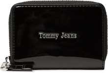Liten damplånbok Tommy Jeans Tjw Must Small Za Patent AW0AW14974 Svart