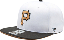 Keps 47 Brand MLB Pittsburgh Pirates Corkscrew 47 CAPTAIN B-CORKS20WBP-WH Vit