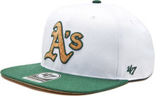 Keps 47 Brand MLB Oakland Athletics Corkscrew 47 CAPTAIN B-CORKS18WBP-WH Vit