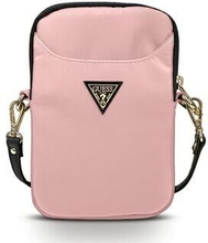 Guess håndtaske GUPBNTMLLP pink / pink Nylon Trekant Logo