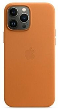 Apple iPhone 13 Pro Max Brunt / Brunt Læderetui MageSafe