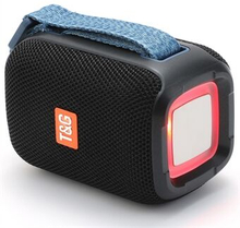 T&G TG339 Portable Bluetooth Speaker High Power Shockproof Subwoofer Speaker with RGB Light/Handle S