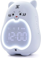 XR-MM-C2110 Cute Tiger Shaped Alarm Clock Creative Electronic Clock Multifunction Study Training Tim