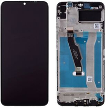 Grade B LCD Screen Display Digitizer-samling + ramme (uden logo) til Huawei Enjoy 10e/Y6p/Honor 9A -