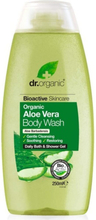 Fugtgivende Badesæbe med Aloe Vera Bioactive Organic Dr.Organic (250 ml)