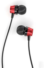 LETANG LT-EJ-25 K23 3,5 mm hovedtelefon med ledning HiFi Stereo Bas Metal In-Ear hovedtelefon, rød