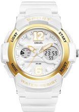 SMAEL 1632 Stylish Watch Multifunction Digital Wristwatch 50M Waterproof Sport Watch with Stopwatch/