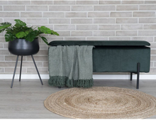 House Nordic Benk med oppbevaring Luna grønn