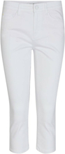 Alexa Capri Jeans White