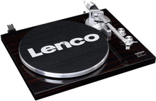 Lenco LBT-188, Hihnakäyttöinen levysoitin, Saksanpähkinä, 33,45 RPM, Rotaatio, Suora äänivarsi, AC