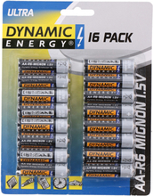 48x Dynamic energy AA batterijen 1.5 V