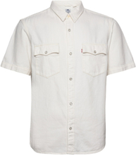 Ss Relaxed Fit Western Newman Tops Shirts Short-sleeved White LEVI´S Men