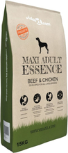 vidaXL Premium tørr hundemat Maxi Adult Essence Beef&Chicken 15 kg